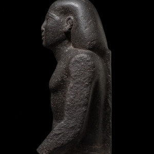 Egyptian bust of Djed-Hor-Iuf-Ankh, Late Dynastic Period, 26th Dynasty, c.664-525 BC