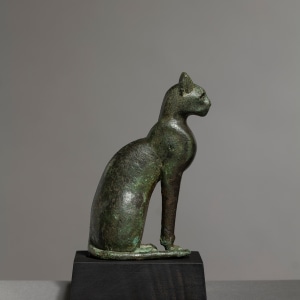 Egyptian cat, Late Dynastic Period, 26th Dynasty, c.664-525 BC