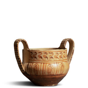 Greek kantharos, Late Geometric Period, c.8th-7th century BC