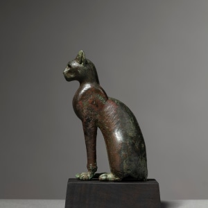 Egyptian cat, Late Dynastic Period, 26th Dynasty, c.664-525 BC