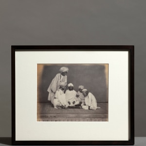 Charles Shepherd and Arthur Robertson, Muslim men playing chess, c.1860-3