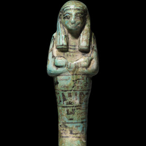Egyptian shabti for Huy, New Kingdom, 19th Dynasty, 1292-1190 BC