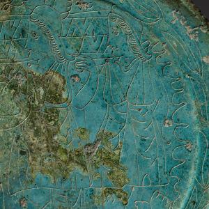Etruscan mirror with Dioscuri and Helen, c.3rd century BC