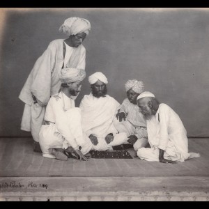 Charles Shepherd and Arthur Robertson, Muslim men playing chess, c.1860-3