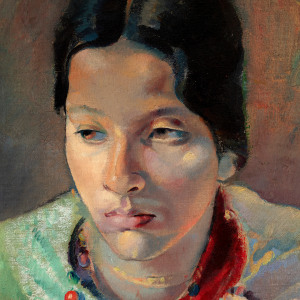 Clara Klinghoffer, Portrait of the artist Pratima Devi Tagore (1893-1969)