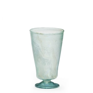 92. Roman stemmed beaker, 4th-6th century AD