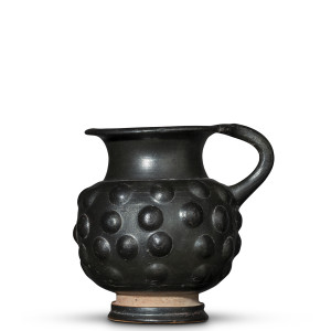 Greek black-glaze mug, Campania, Calene ware, c.350-300 BC