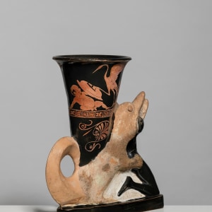 Greek red-figure plastic vase, Athens, c.470-450 BC, attributed to Sotades
