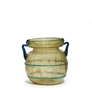 54. Roman twin handled jar, Eastern Mediterranean, 4th century AD, found at Ashkelon