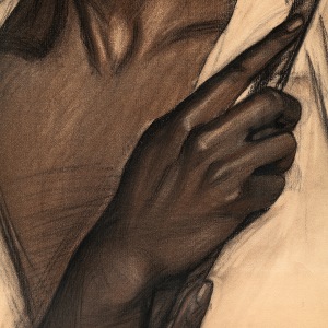 Ana María Giménez Cerra (Spanish, b.1900-?), Study of a Fisherman for the painting 'Trabajadores del Mar'', c.1925