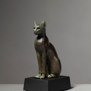 Egyptian cat, Late Dynastic Period, 26th Dynasty, c.664-525 BC
