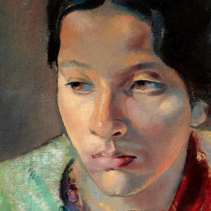 Clara Klinghoffer, Portrait of the artist Pratima Devi Tagore (1893-1969)