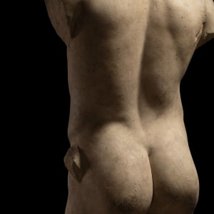 Roman life-size marble torso of a youth, c.2nd century AD