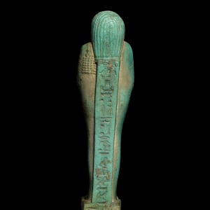 Egyptian shabti for Padineith, Late Dynastic Period, 30th Dynasty, reign of Nectanebo I, c.380-360 BC