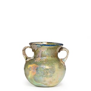 17. Roman amphoriskos with brilliant iridescence, c.3rd-4th century AD