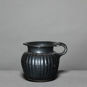 Greek black-glaze mug, South Italy, c.4th century BC