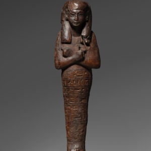 Egyptian shabti a priest of the god Min, New Kingdom, Late 18th Dynasty, c.1350 BC