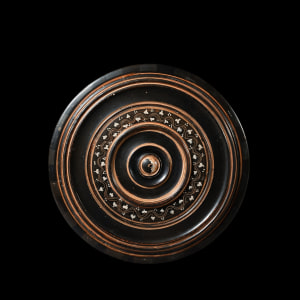 Greek black-glaze pyxis, South Italy, Campania, Teano Ware, c.330-300 BC