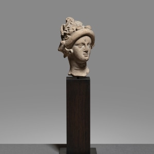 Greek head of a woman, Late 5th-4th century BC