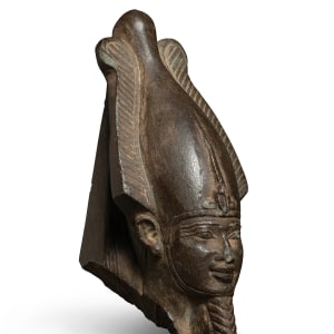 Egyptian head of Osiris, Late Dynastic Period, 26th Dynasty, c.664-525 BC