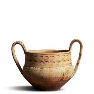Greek kantharos, Late Geometric Period, c.8th-7th century BC