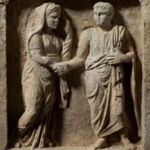 Greek stele for the son of Philonides, Egypt, Naucratis, 2nd-mid 1st century BC