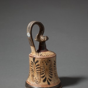Greek white-ground oinochoe, Corinth, early 4th century BC