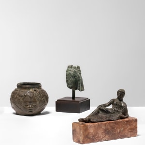 8. Roman vessel with three heads, c.1st-2nd century AD