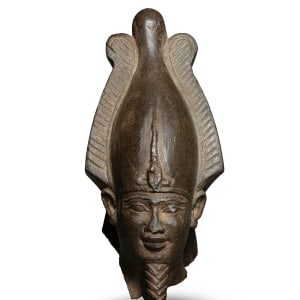Egyptian head of Osiris, Late Dynastic Period, 26th Dynasty, c.664-525 BC