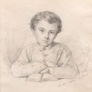 Héloïse Suzanne Colin, 17. Portrait of the Artist's Son, Maurice Leloir (1853-1940), 1865