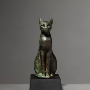 Egyptian cat, Late Dynastic Period, 26th Dynasty, c.664-525 BC