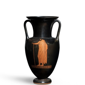 Greek red-figure Nolan amphora of Zeus and Ganymede, Athens, c.455-450 BC, attributed to the Achilles Painter (Oakley)