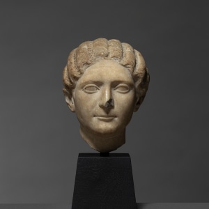 Roman female portrait head, c.1st-2nd century AD