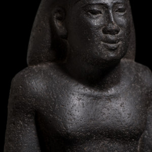 Egyptian bust of Djed-Hor-Iuf-Ankh, Late Dynastic Period, 26th Dynasty, c.664-525 BC