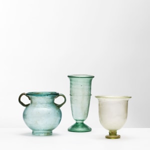 82. Roman stemmed beaker, c.1st-3rd century AD