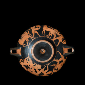 Greek red-figure kylix (Type B), with youth in tondo, Athens, c.510-500 BC, attributed to the Bonn Painter