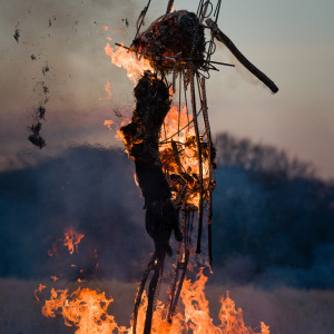 Tim Shaw, RA, The Burning of Lifting the Curse, 2022