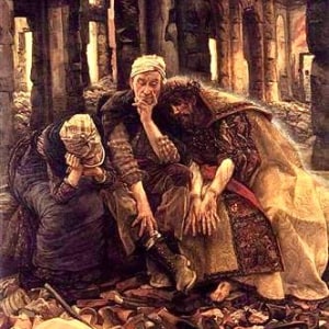 PREPARATORY STUDY FOR THE SEATED WOMAN IN INNER VOICES (THE RUINS)