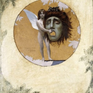 CHILD WITH A MASK