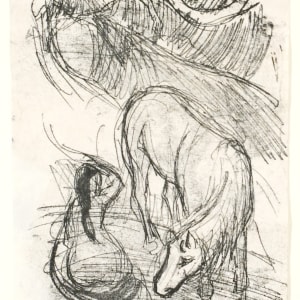 Paul Gauguin, Studies of a Horse and Kneeling Woman, 1901-02