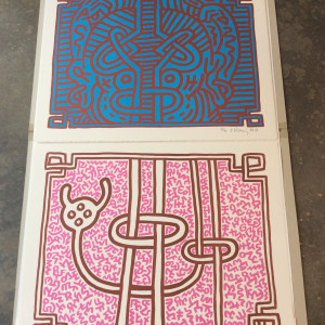 Keith Haring, Chocolat Buddah (No. 4), 1989