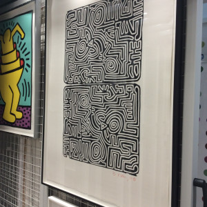 Keith Haring, The Labyrinth *SOLD*, 1989