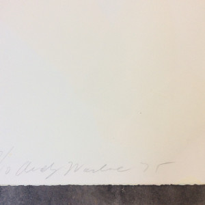 andy warhol, Frederick Weisman *SOLD*, 1975