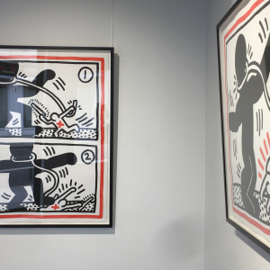 Keith Haring, Complete APARTHEID suite of 3 works *SOLD*, 1985