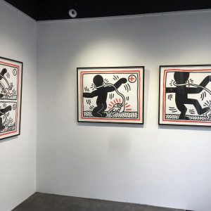 Keith Haring, Complete APARTHEID suite of 3 works *SOLD*, 1985