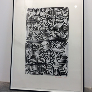 Keith Haring, The Labyrinth *SOLD*, 1989