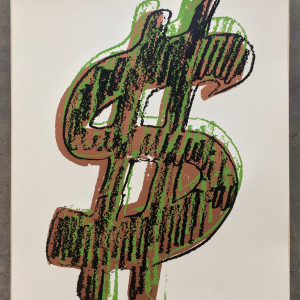 Andy Warhol, $ (1) UNIQUE *SOLD*, 1982