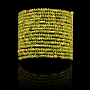 Peridot cuff Bracelet