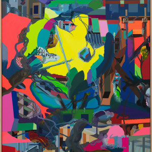 艾稞曼 Franz Ackermann, 月上树梢 Soon the Moon, 2018