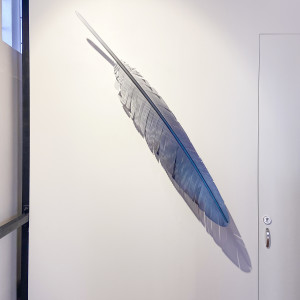 Neil Dawson, Kererū feather, 2020